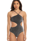 black sparkle Selena One Piece