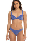 Sapphire Sparkle Maui Bikini Top