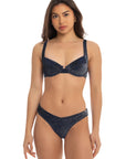 Black Sparkle Maui Bikini Bottom