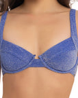Sapphire Sparkle Maui Bikini Top