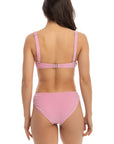 Pink Sparkle Maui Bikini Top