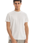 White Mercerised Cotton T-shirt