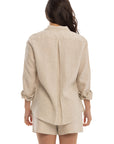 Women's Beige linen shirt