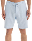 Men's Sky Blue Linen Short