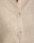 Women's Beige linen shirt