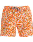 Orange Tangle Swim Shorts