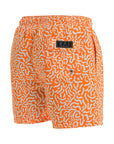 Orange Tangle Swim Shorts