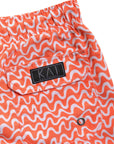 Coral Lines Swim Shorts