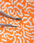 Orange Tangle Swim Shorts