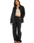 Women's Black Linen Pants