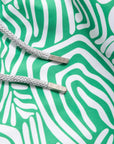 Green Labyrinth Swim Shorts