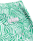 Green Labyrinth Swim Shorts