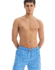 Blue Maze Swim Shorts