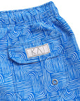 Blue Maze Swim Shorts