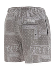 Taupe Bandana Swim Shorts