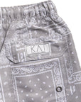 Taupe Bandana Swim Shorts