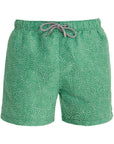 Green Spiral Swim Shorts