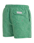 Green Spiral Swim Shorts