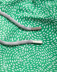 Green Spiral Swim Shorts