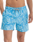 Blue Mirrors Swim Shorts