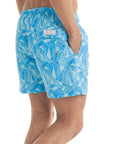 Blue Mirrors Swim Shorts