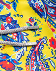 Yellow Paisley Swim Shorts