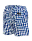 Navy Geometric Swim Shorts