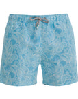 Sky Paisley Swim Shorts