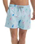 Sky Giraffes Swim Shorts