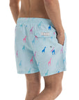 Sky Giraffes Swim Shorts