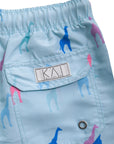 Sky Giraffes Swim Shorts