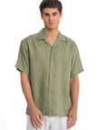 Pistachio Cuban Linen Shirt