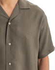 Taupe Cuban Linen Shirt