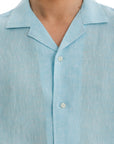 Mint Cuban Linen Shirt