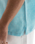 Mint Cuban Linen Shirt