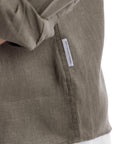 Men`s Taupe Linen Shirt