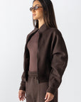 Women's Brown Fleece Jacket
