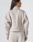 Women's Off-White Fleece Jacket