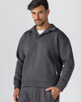 Charcoal High Neck Polo
