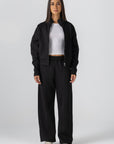 Women's Black Lined Sweatpants