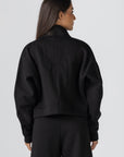 Women's Black Fleece Jacket