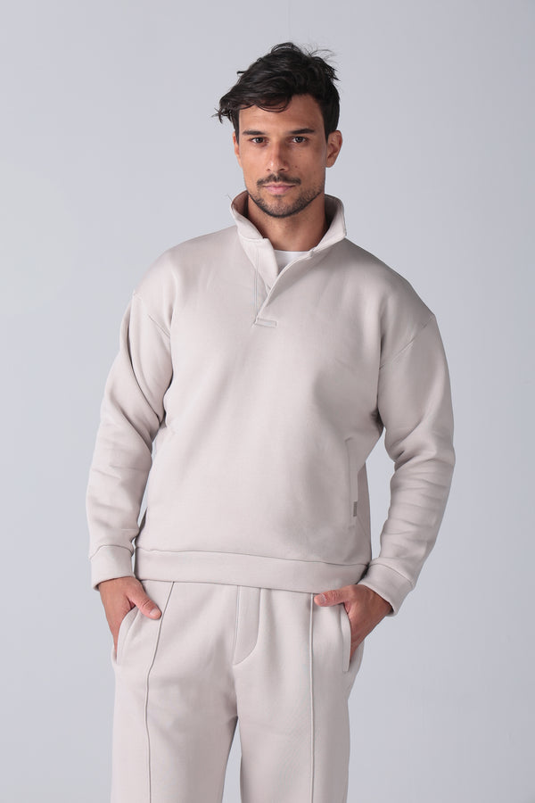 Off-White High Neck Polo