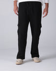 Black Cargo Sweatpants