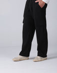 Black Cargo Sweatpants
