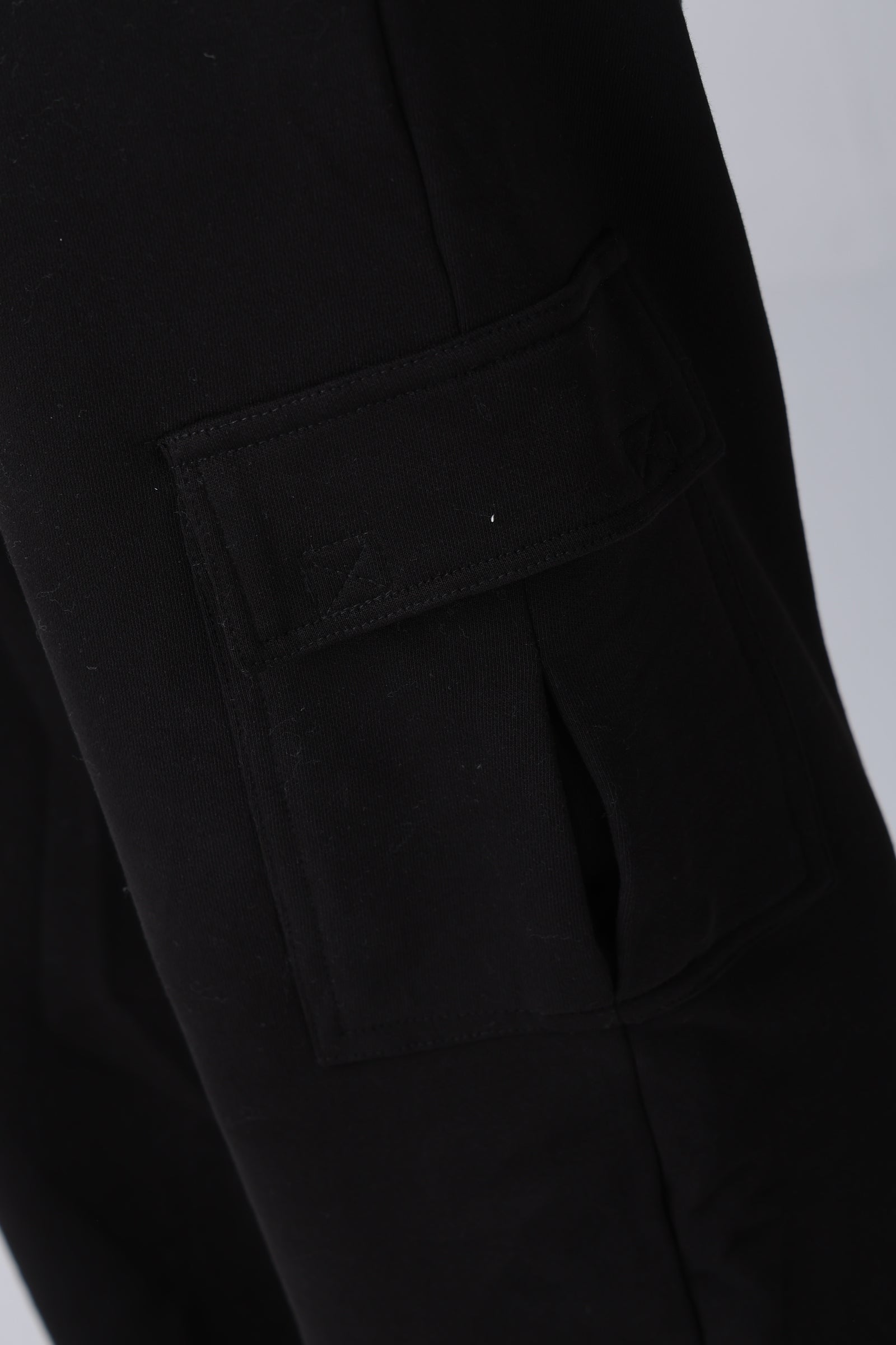 Black Cargo Sweatpants