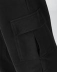 Black Cargo Sweatpants