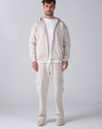 Off White Cargo Sweatpants