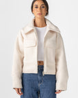 Women's Cream Bouclé Jacket