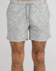 Pistachio Swirls Swim Shorts