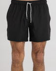 Solid Black Swim Shorts (4 Way Stretch)